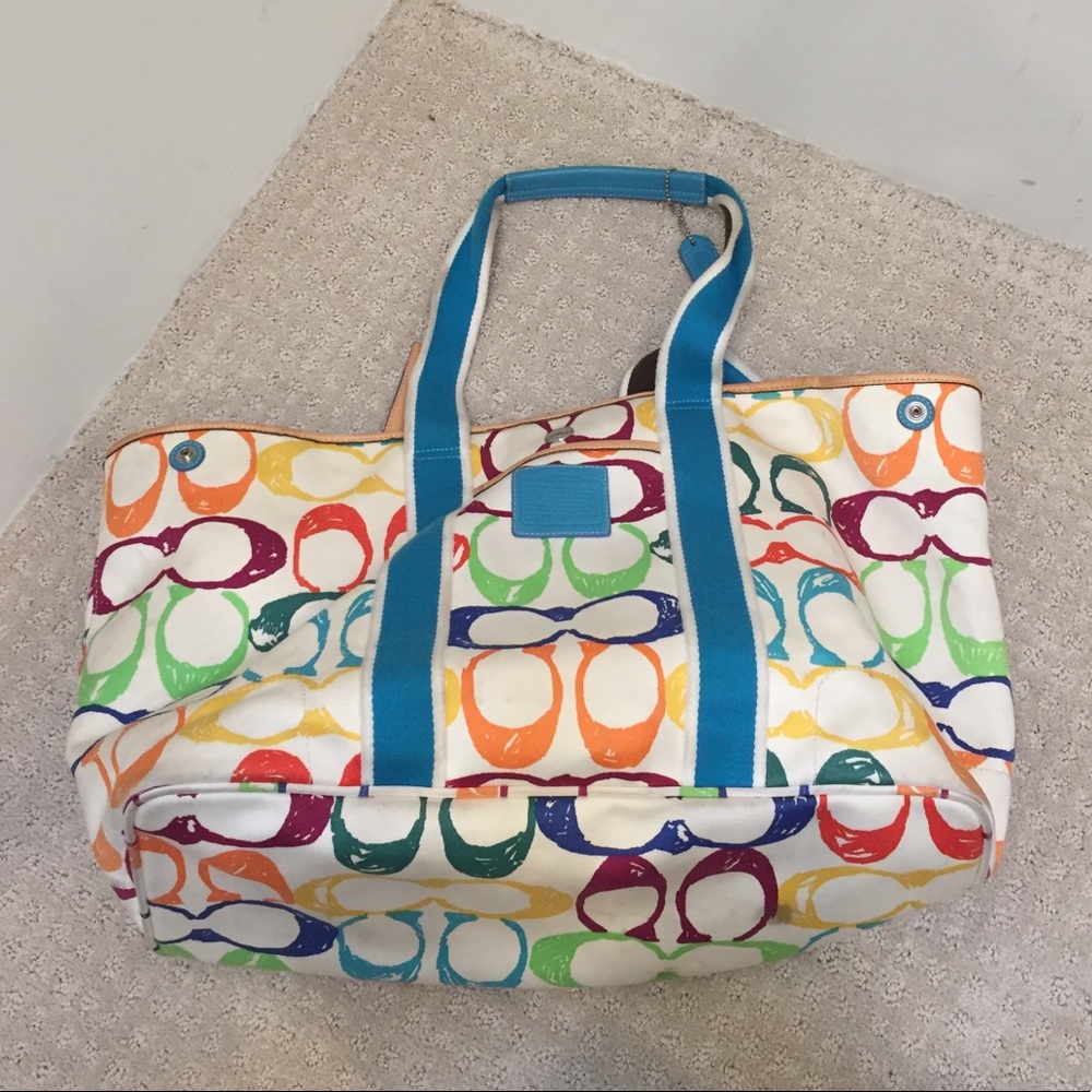 Coach Multi-colored Tote - Picture 2 of 6